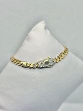 PULSO FIGARO GUCHI - Broche piedra - 16 cm x 5 mm - ORO 10K