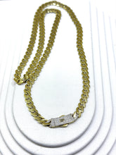 CADENA BARBADA EDGE - 60 cm x 7 mm - ORO 10K