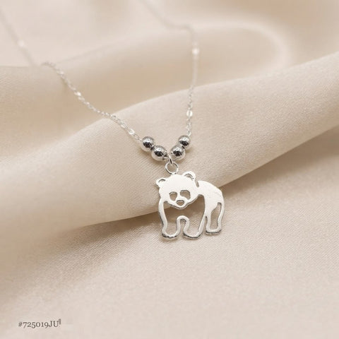 GARGANTILLA OSO PANDA - PLATA .925