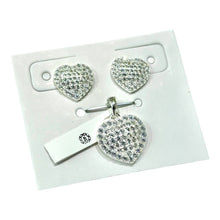SET / JUEGO CORAZON - PLATA .925