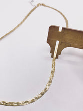 GARGANTILLA COLLAR TRENZA - 40 cm - ORO 10K