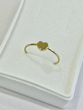 ANILLO CORAZÓN LISO MINI - ORO 10K