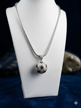 CADENA COLA DE RATA CON DIJE BALÓN - PLATA .925