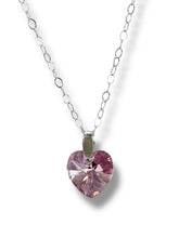 COLLAR GARGANTILLA CON DIJE CORAZON SWK - PLATA .925