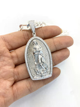 DIJE VIRGEN GUADALUPE PLACA GRANDE IT - PLATA .925
