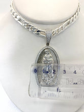 DIJE VIRGEN GUADALUPE PLACA GRANDE IT - PLATA .925