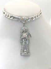 DIJE SANTA MUERTE MEDIANA ITAL (4.5 cm a 5.5 cm) - PLATA .925