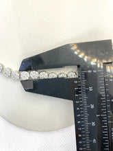 COLLAR GARGANTILLA CIRCULOS MULTI ZIRCONIA- PLATA .925