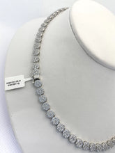 COLLAR GARGANTILLA CIRCULOS MULTI ZIRCONIA- PLATA .925