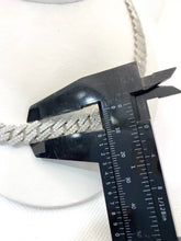 CADENA BARBADA CUBANA CON PIEDRA ZIRCONIA ICE - 55 CM X 1 CM - PLATA .925