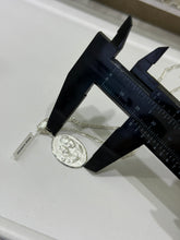 CADENA CON MEDALLA VIRGEN DEL CARMEN - MATE - PLATA .925
