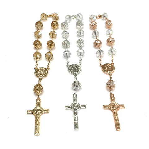 MISTERIO CRISTAL MEDIANO CON CRISTO BASICO