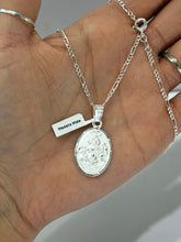 CADENA CON MEDALLA VIRGEN DESATANUDOS - MATE - PLATA .925