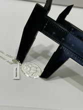 CADENA CON MEDALLA VIRGEN DESATANUDOS - MATE - PLATA .925