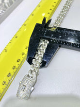 PULSO MÓNACO CH - BARBADO CUBANO ITALY - 10 mm - PLATA .925