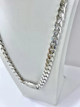 CADENA MÓNACO CH - BARBADA CUBANA ITALY - 9 MM - PLATA .925