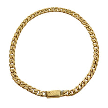 PULSO BARBADO CUBANO H. MANO - 4 MM - ORO 10K