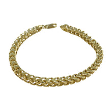 PULSO ESPIGA CUADRADO - 19 CM - ORO 10K
