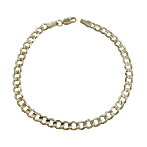 PULSO BARBADO - 21 CM - ORO 10K