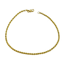 PULSO TORSAL 2 mm - 21 cm - ORO 10K