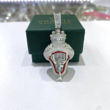 DIJE  SERPIENTE IMPERIAL CON PIEDRA CIRCONIA - PLATA .925