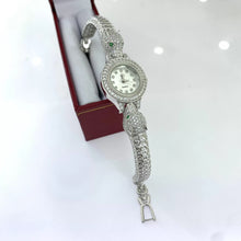 RELOJ ARO CON CABEZA DE PANTERA - PLATA .925