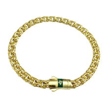 PULSO TEJIDO CHINO 6 mm - 21 cm - ORO 10K