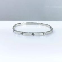 ARO CUADRADO TIPO LOVE DE CART - PLATA .925