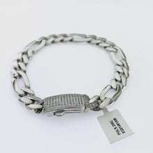 PULSO FIGARO CART CON CIRCONIA EN BROCHE ITALY - PLATA .925