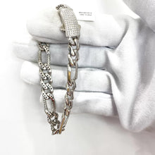 PULSO FIGARO CART CON CIRCONIA EN BROCHE ITALY - PLATA .925