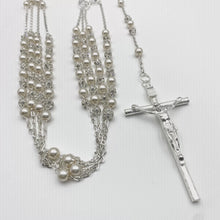 LAZO PLATEADO - PERLA CON CHISPA