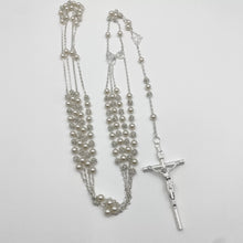 LAZO PLATEADO - PERLA CON CHISPA