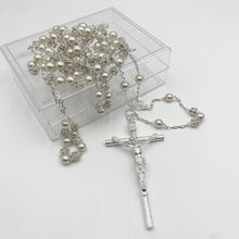 LAZO PLATEADO - PERLA CON CHISPA