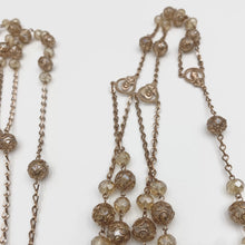 LAZO DORADO - CRISTAL DONA CHICO Y MEDIANO GOLDEN CON CASQUILLA