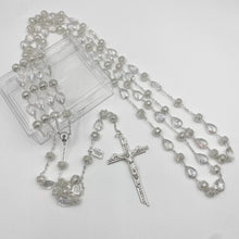 LAZO PLATEADO - CRISTAL GOTA PLANA Y DONA CON CASQUILLA