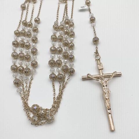 LAZO DORADO - CRISTAL DONA CHICO Y MEDIANO CON CASQUILA