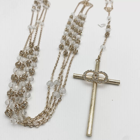 LAZO DORADO - CRISTAL DONA CON CHISPA