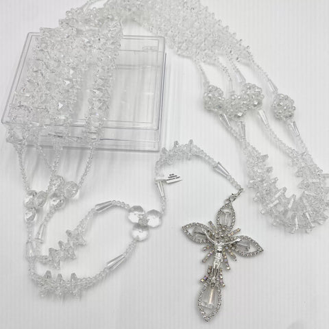 LAZO PLATEADO - ESCALERA CRISTAL CUADRO CON PUÑOS