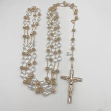 LAZO DORADO - CRISTAL GOTA PLANA Y DONA CON CASQUILLA