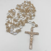 LAZO DORADO - CRISTAL GOTA PLANA Y DONA CON CASQUILLA