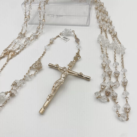 LAZO DORADO - CRISTAL ROMBO CON PUÑO CHICO