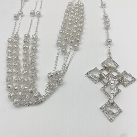 LAZO PLATEADO - CRISTAL DONA CON CASQUILLA