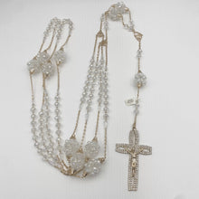 LAZO DORADO - CRISTAL CON PUÑOS TIPO RAMO