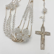 LAZO DORADO - CRISTAL CON PUÑOS TIPO RAMO