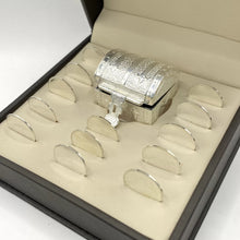 ESTUCHE 2 - ARRAS CH + COFRE + CAJA - PLATA .925 - ESPIRITU SANTO