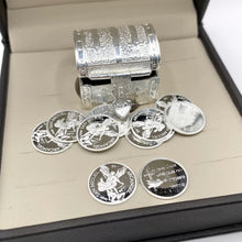 ESTUCHE 2 - ARRAS CH + COFRE + CAJA - PLATA .925 - ARCANGEL MIGUEL