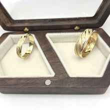 ARGOLLAS ORO AMARILLO - LINEAS DIAGONALES FONDO ARENADO - ORO 10K