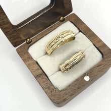 ARGOLLAS ORO AMARILLO - LINEAS CENTRAL FACETADA ANCHA - ORO 10K