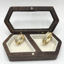 ARGOLLAS ORO AMARILLO - LINEAS CENTRAL FACETADA ANCHA - ORO 10K