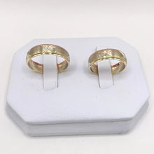 ARGOLLAS ORO FLORENTINO - CRUZ TRIPLE - ORO 10K